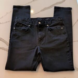 H&M five pocket men's jeans slim fit black size 30 EUC